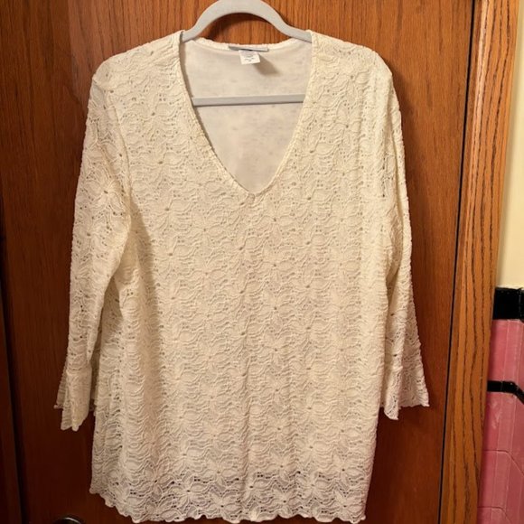 Dress Barn Lace Tunic - Picture 1 of 2